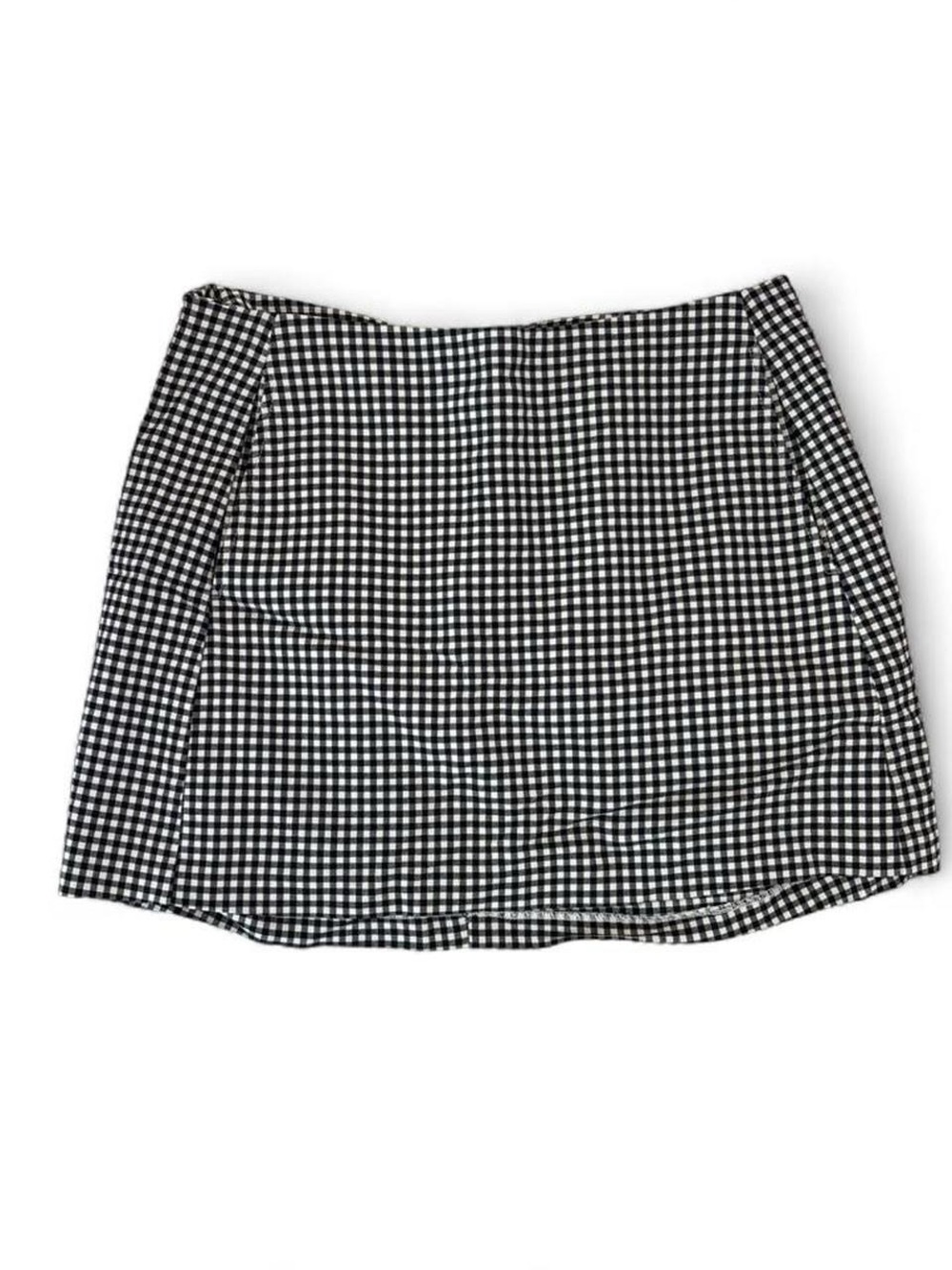 Urban Outfitters Black & White Gingham Mini Skirt